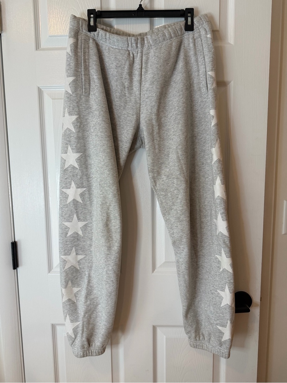 Starfit Gray Star-Trim Joggers Missing Tag